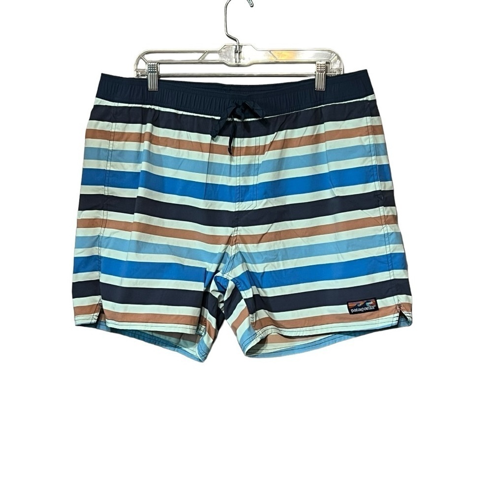 Patagonia Wavefarer Volley Board Shorts Water Ribbon Stretch Hybrid Swim Trunks